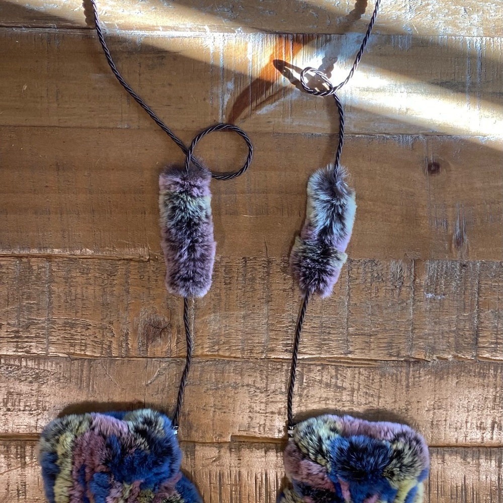 Multicolor Faux Fur Ear Muffs